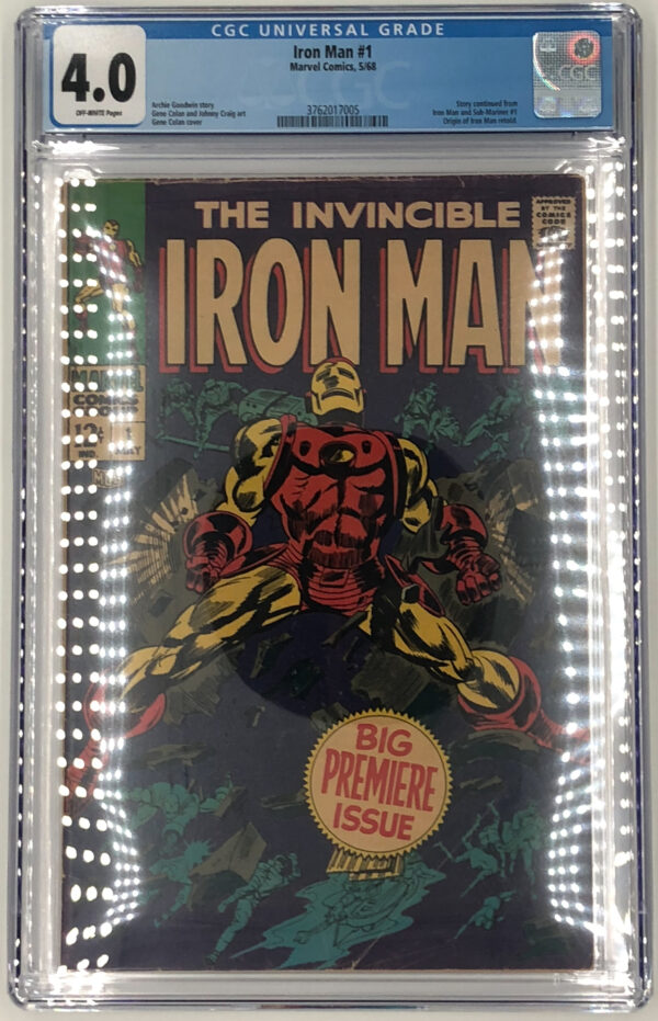 Iron Man #1 CGC 4.0