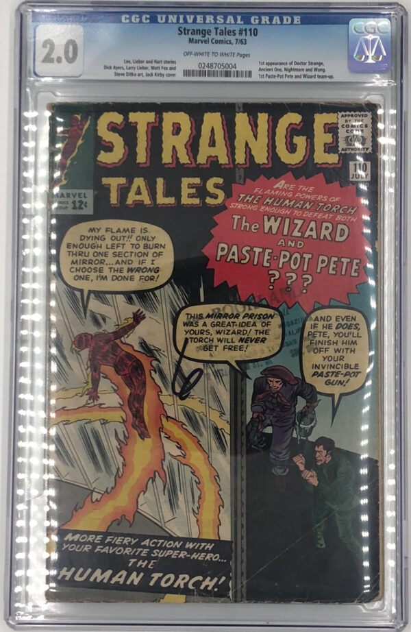 Strange Tales #110 CGC 2.0