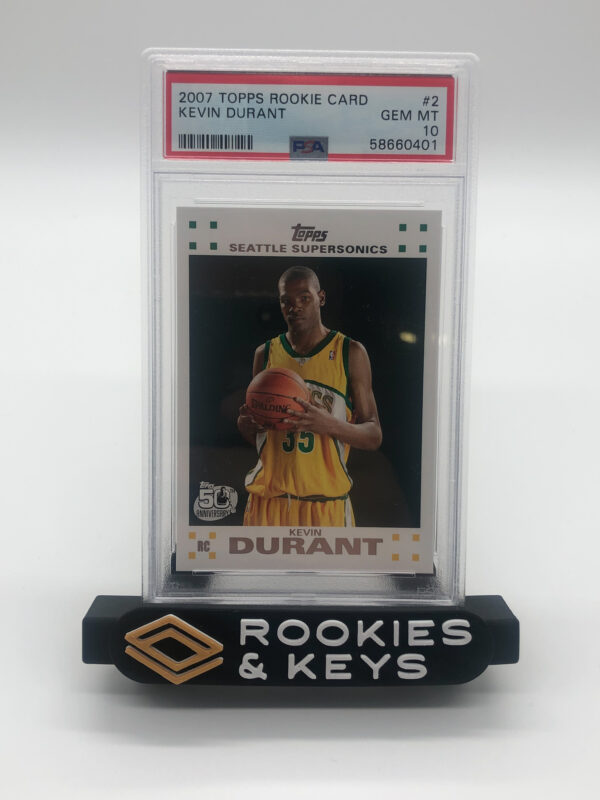 2007 Topps Rookie Card Kevin Durant PSA 10