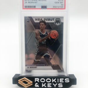 2019 Panini Mosaic Ja Morant NBA Debut PSA 10