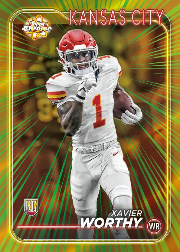 3/18/25 TOPPS CHROME TUESDAY BREAK - 1x Topps Chrome Football Hobby Box Break (8 SPOTS / Divisional Break)