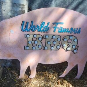 World Famous BBQ Sign