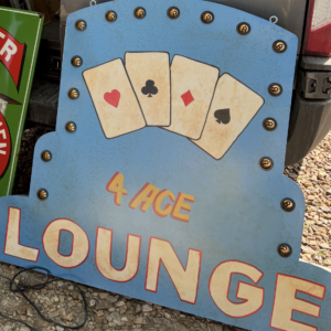 4 Ace Lounge Sign