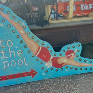 To the Pool Sign