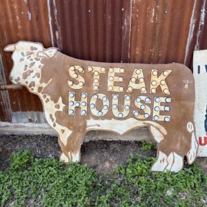 Steak House Brown Sign